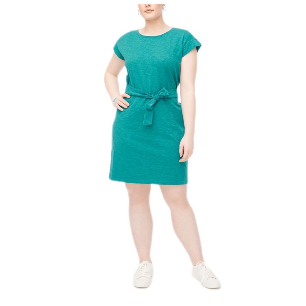 Brand New J.Crew Short-Sleeve Tie-Waist T-Shirt Dress